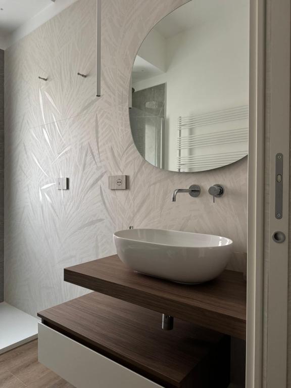 Koupelna v ubytování B&B IV Novembre