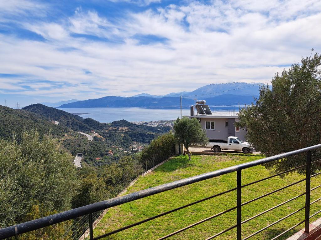 Paesaggio naturale nelle vicinanze della villa