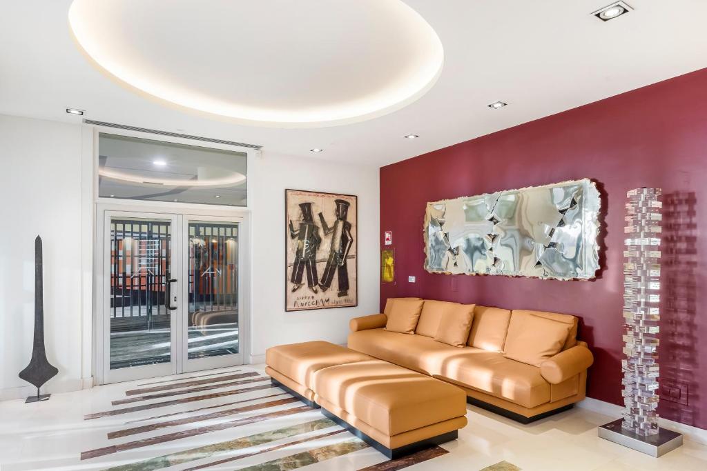 Posezení v ubytování Art Hotel Navigli