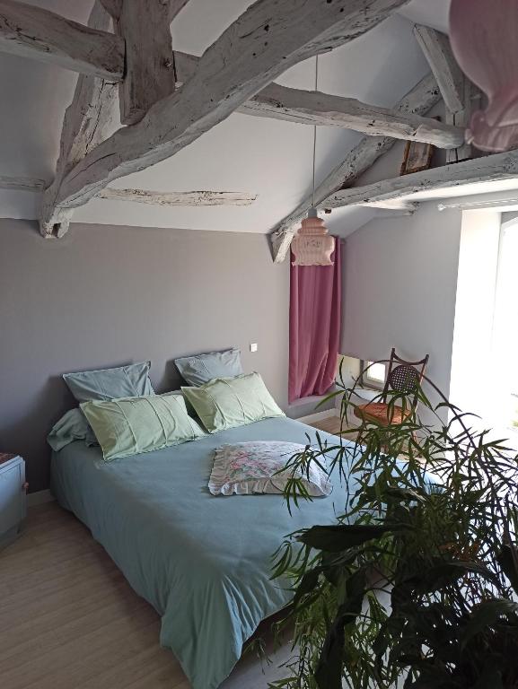 Postel nebo postele na pokoji v ubytování Quai n5