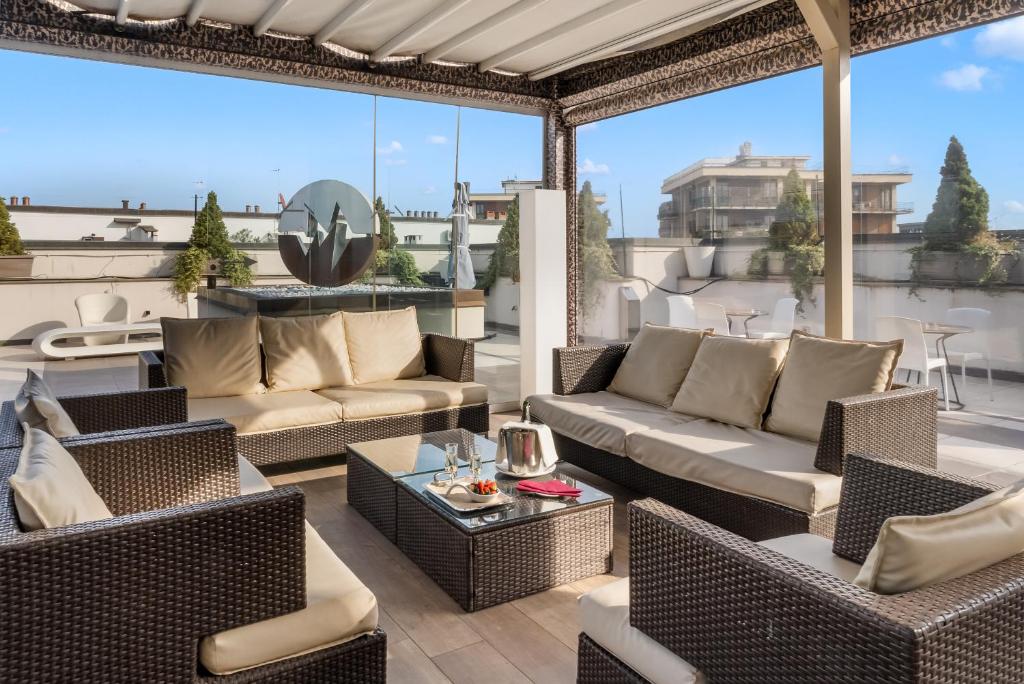 Posezení v ubytování Art Hotel Navigli