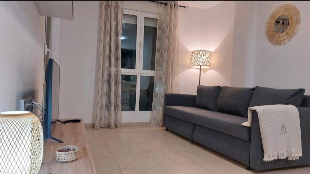 Et opholdsområde på Apartamento Tintín Moraira