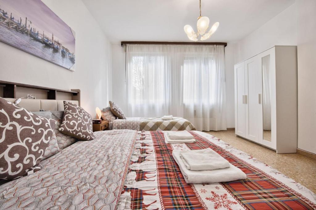 Postel nebo postele na pokoji v ubytování Urban Apt Neighbour Venice