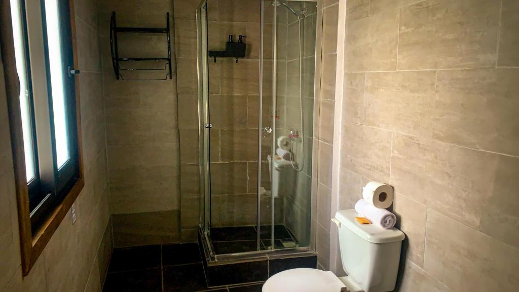 Koupelna v ubytování Tremo Bellavista