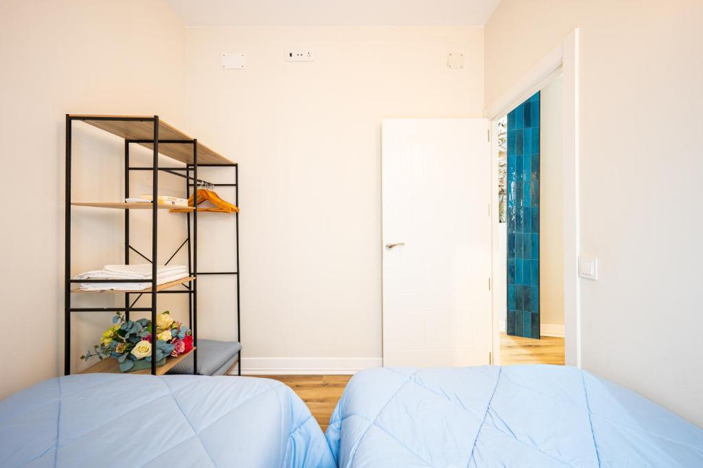 Postel nebo postele na pokoji v ubytování The Nest Masia Can Tiranasi Relájate y Disfruta Escapada con Encanto Cerca de Barcelona-