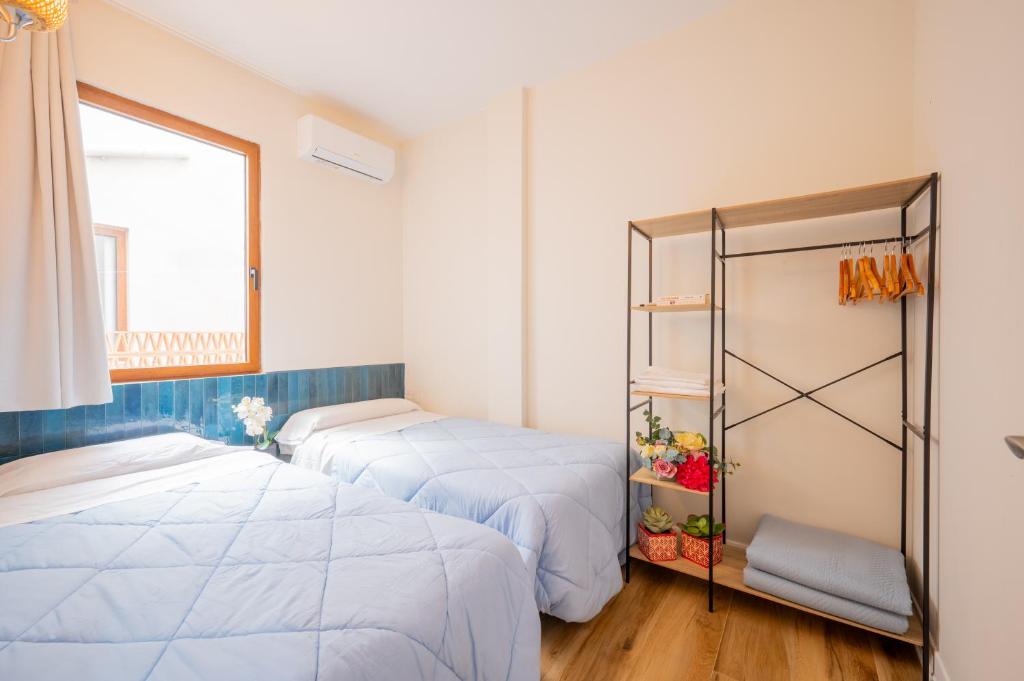Postel nebo postele na pokoji v ubytování The Nest Masia Can Tiranasi Relájate y Disfruta Escapada con Encanto Cerca de Barcelona-