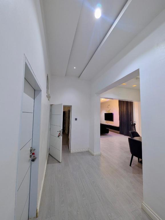 TV a/nebo společenská místnost v ubytování JAYZ Shortlet Apartment