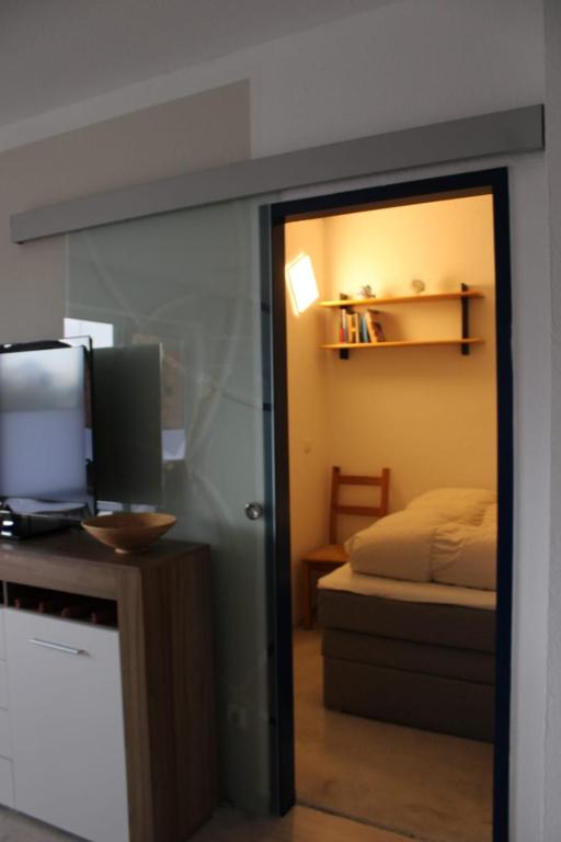 Kuchyň nebo kuchyňský kout v ubytování Ferienwohnung Sonnenschein mit großem Balkon