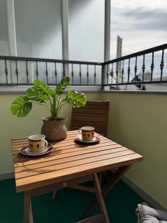 Balkón nebo terasa v ubytování Apartment Tri sunca