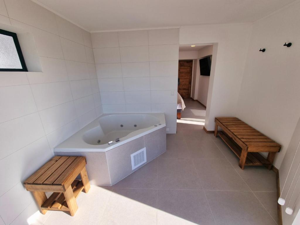 Koupelna v ubytování Maré Hotel Boutique