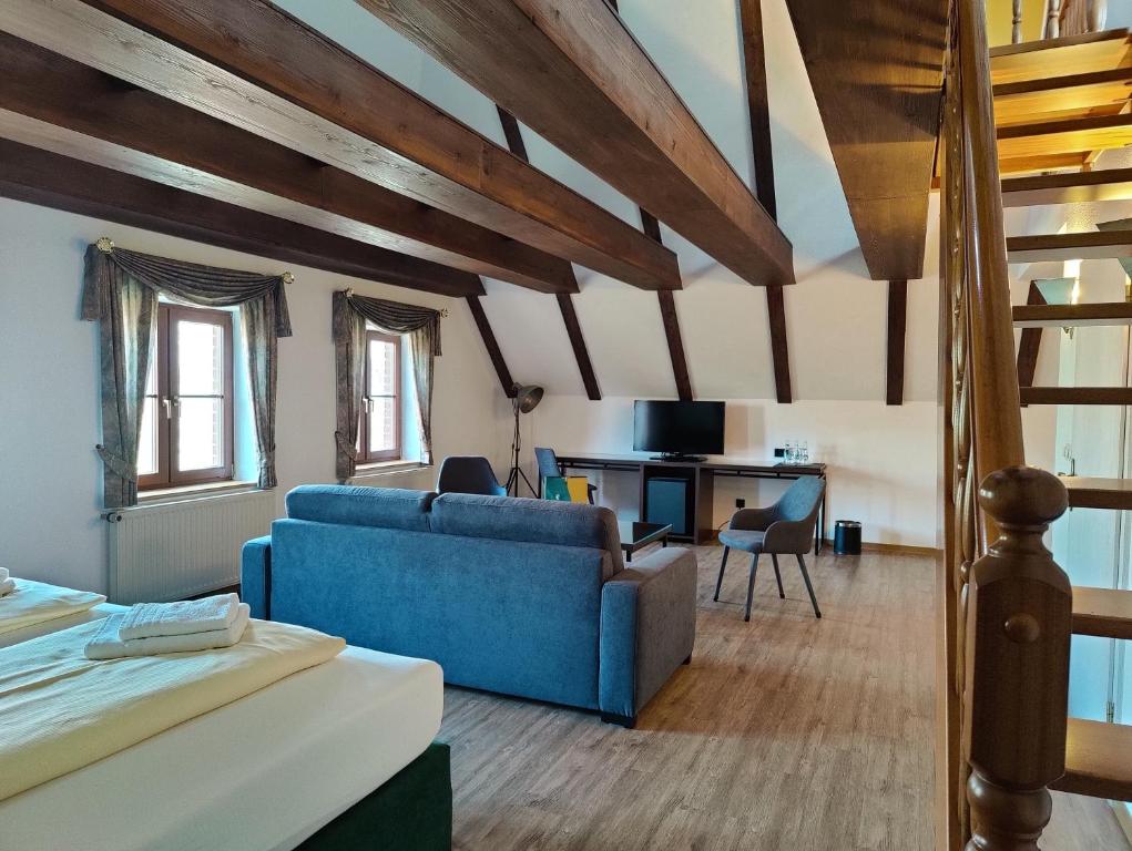 Posezení v ubytování Hotel Stettiner Hof