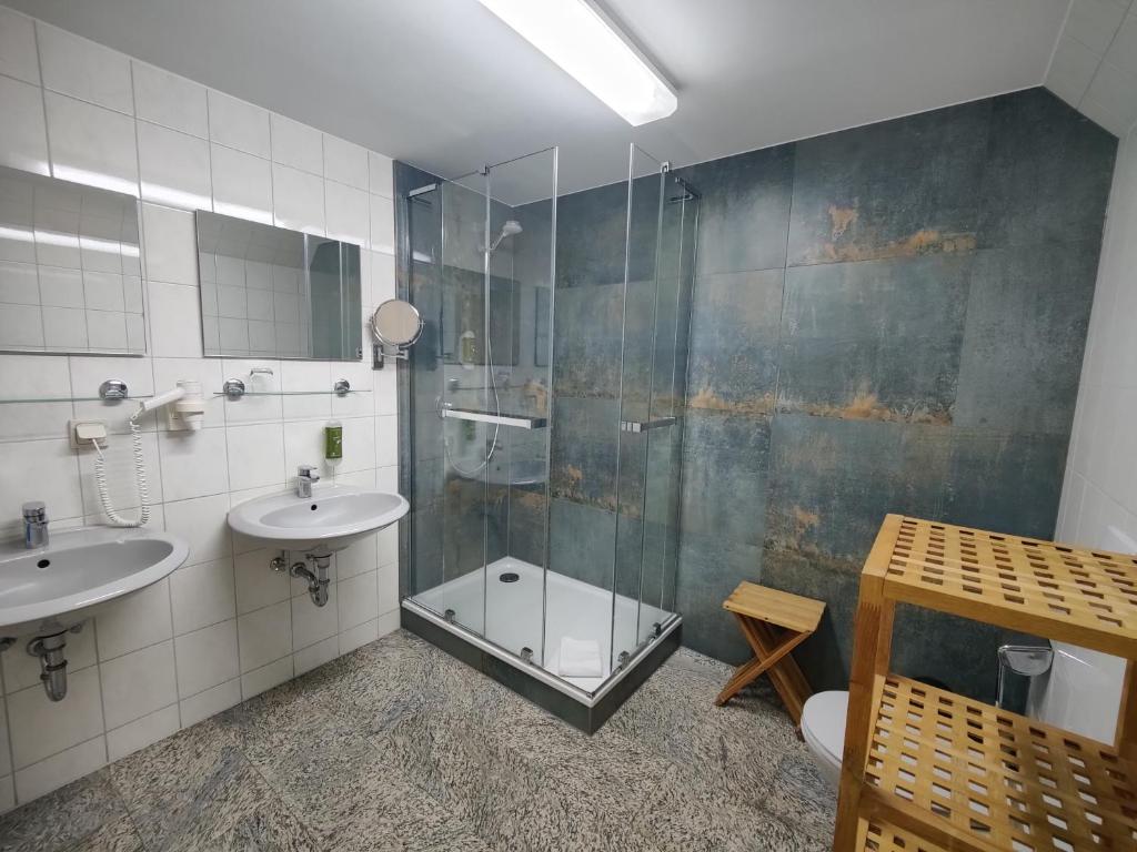 Koupelna v ubytování Hotel Stettiner Hof