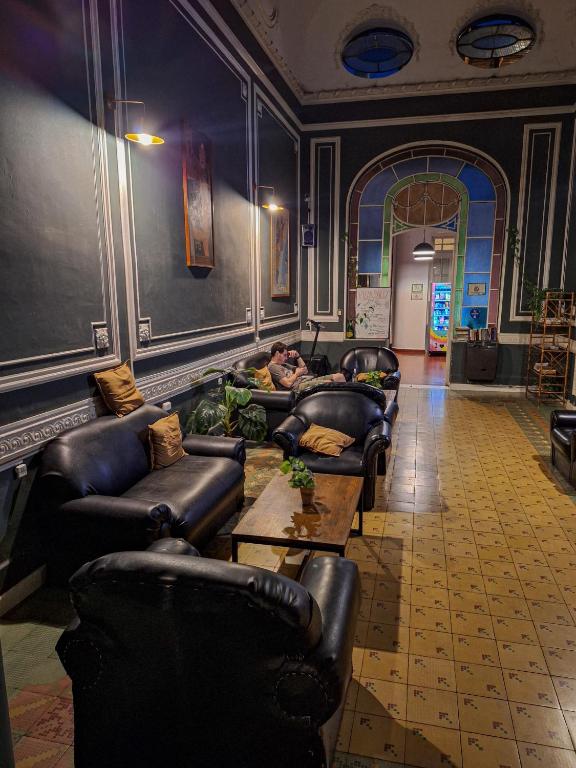 Posezení v ubytování Hostel Alvear