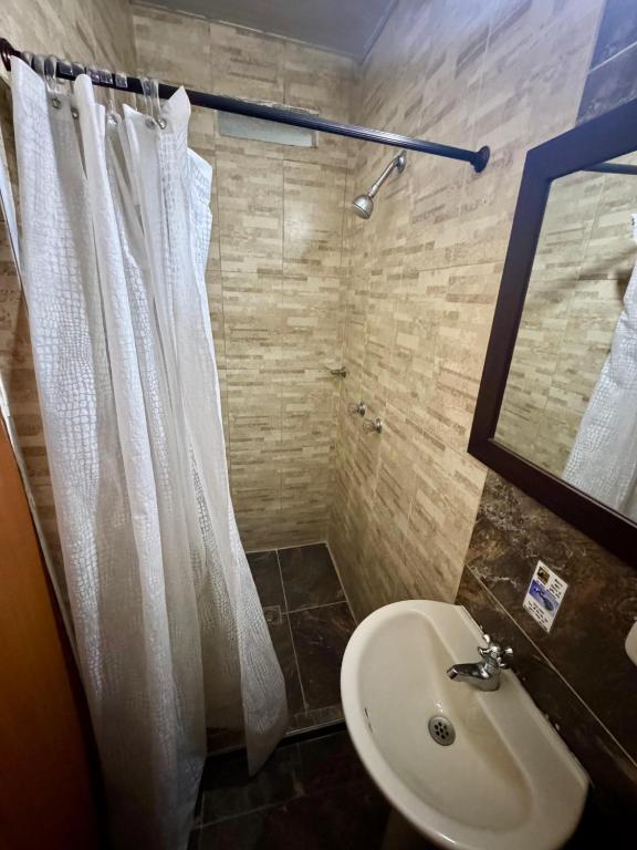 Koupelna v ubytování Hotel Tucan Pereira