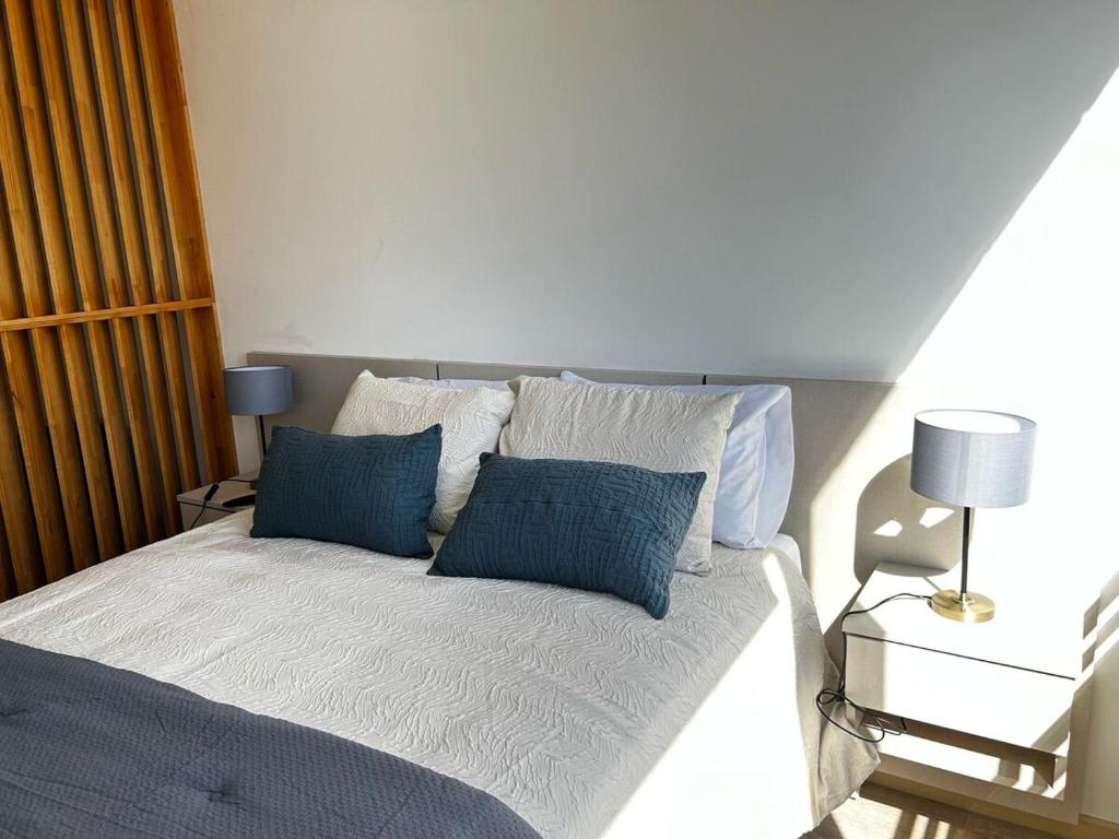 Postel nebo postele na pokoji v ubytování Modern studio in Concepción