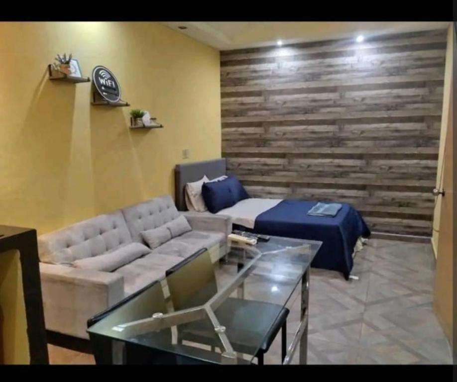 Posezení v ubytování Apartamento en David