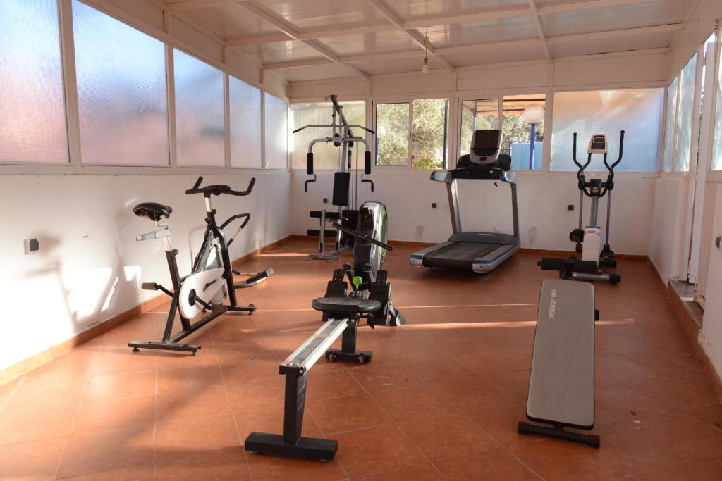 Fitness centrum a/nebo fitness zařízení v ubytování Eco Farm Tayssir Marrakech