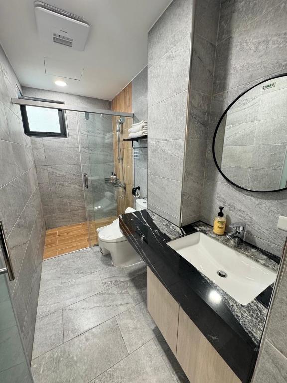 Koupelna v ubytování Yin Yun Slow Travel B&B 吟雲慢旅