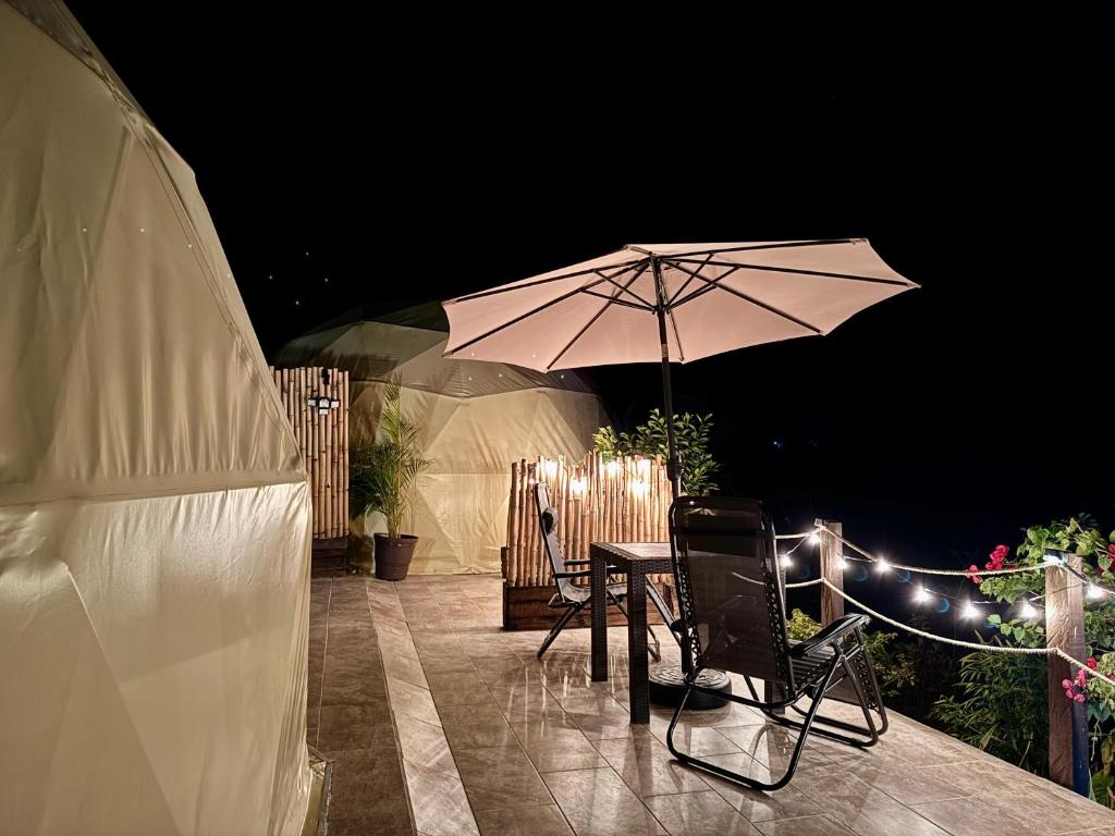 Patio nebo venkovní prostory v ubytování Cumbres Los Veranos