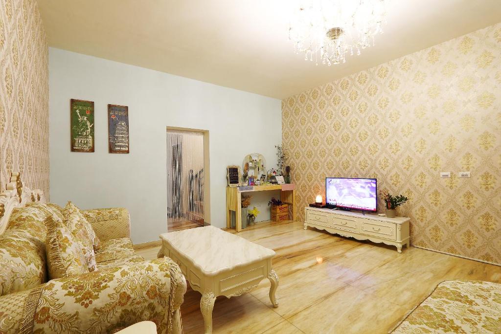 TV a/nebo společenská místnost v ubytování Princess Chloe B&B