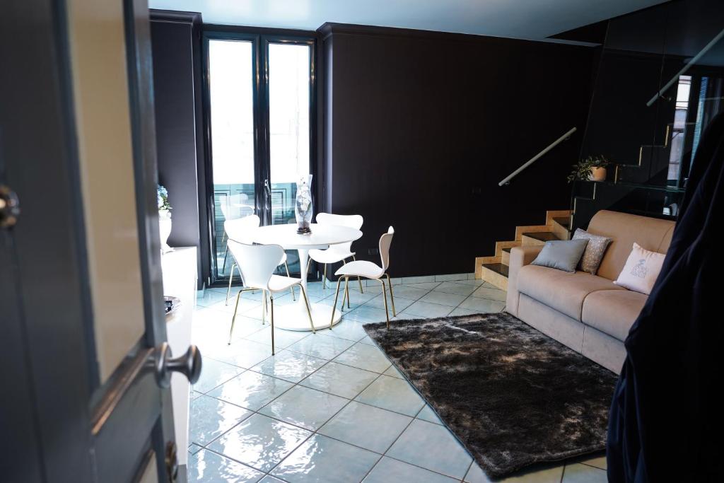 Posezení v ubytování il cielo in una stanza