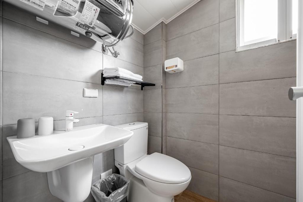 Koupelna v ubytování Penghu Yun Ting Style Inn