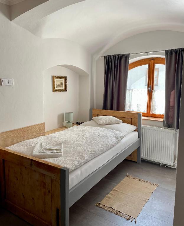 Postel nebo postele na pokoji v ubytování Bed & breakfast Hugo
