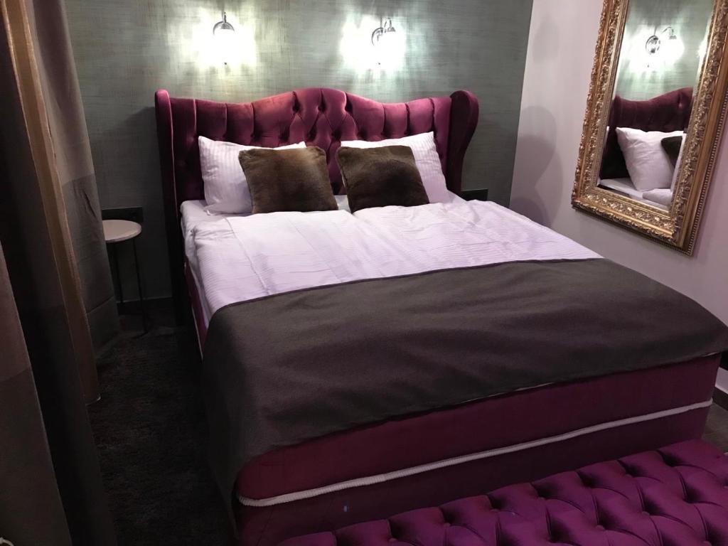 Ένα ή περισσότερα κρεβάτια σε δωμάτιο στο Lux S Central Apartment