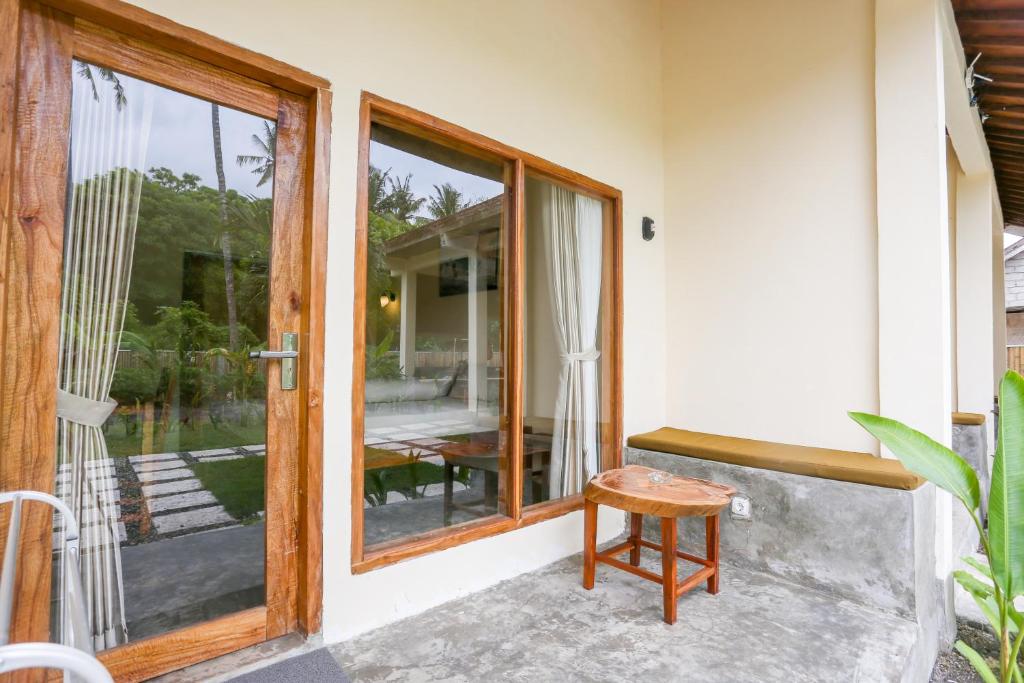 Balkón nebo terasa v ubytování Oceanside House