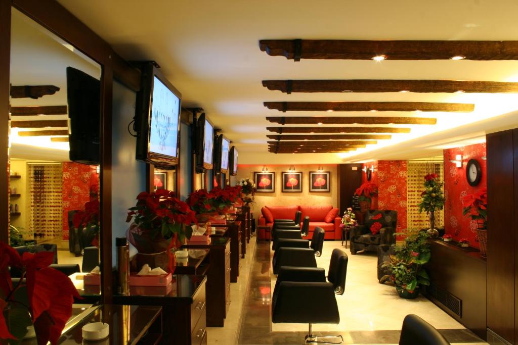 Posezení v ubytování Markazia Suites