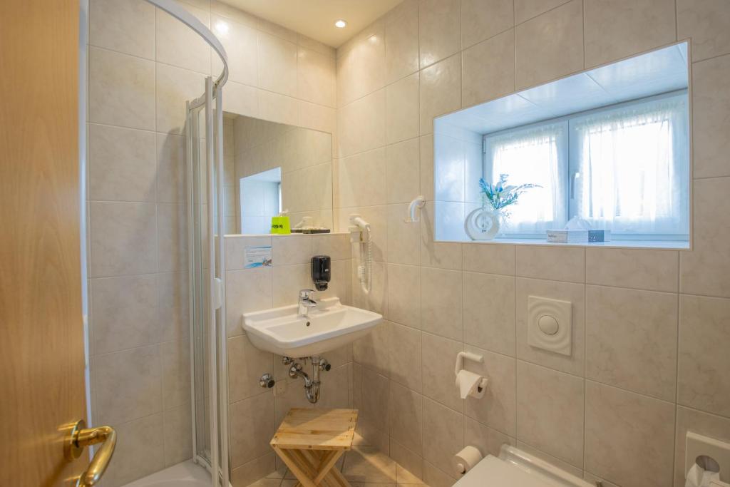 Koupelna v ubytování Ferien Residenz Thüringer Wald