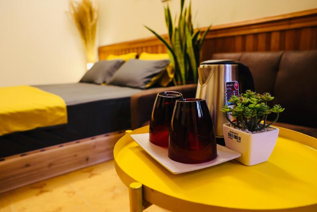 Postel nebo postele na pokoji v ubytování Homestay Lăng Bác