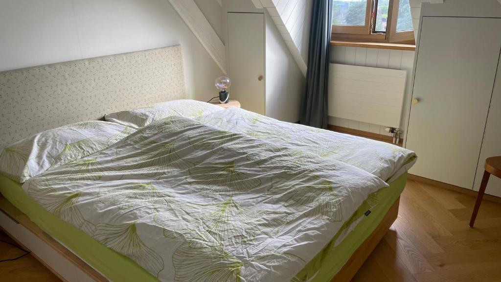Postel nebo postele na pokoji v ubytování Attic Apartement - Penthouse 2 Bedrooms