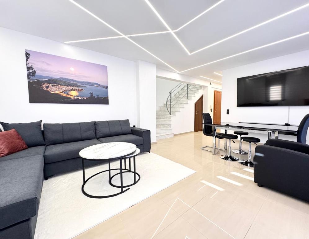 Ruang duduk di Kastoria Grand Suite