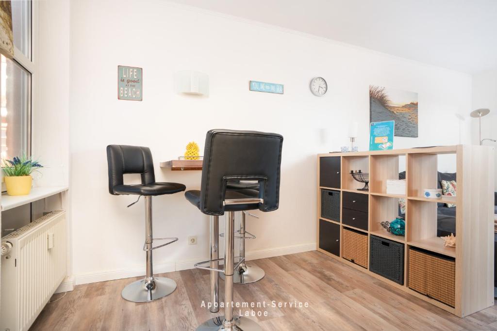 Η κουζίνα ή μικρή κουζίνα στο Ferienwohnung Conrad's Cove