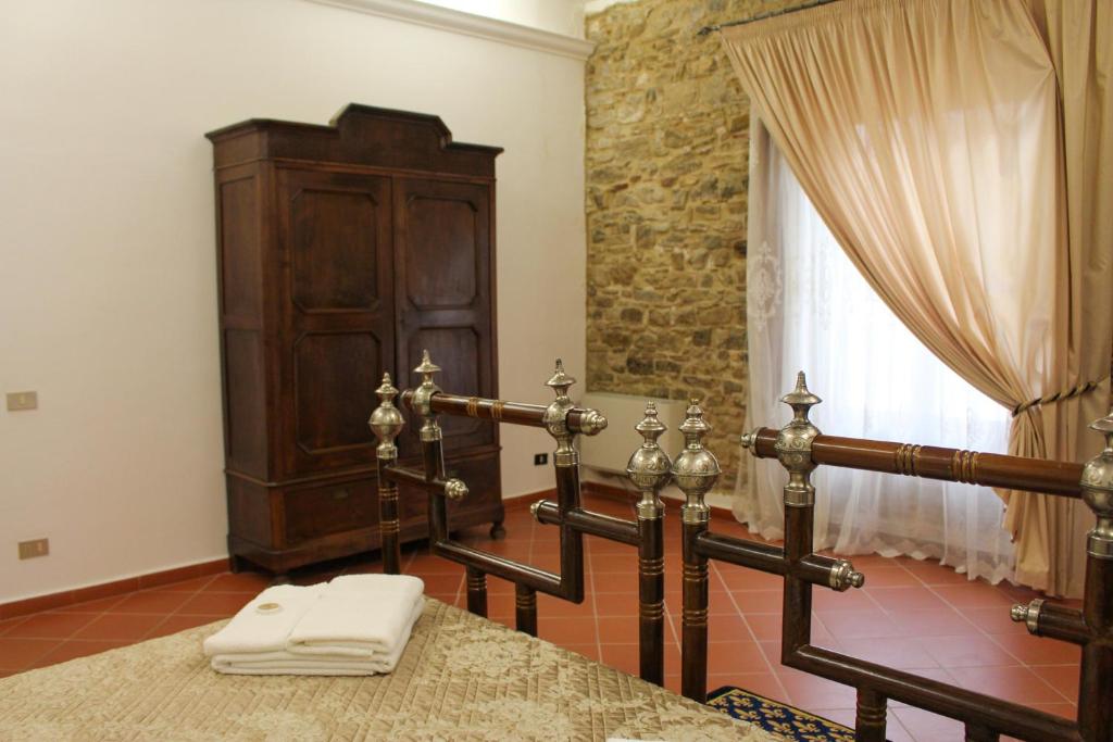 Posezení v ubytování Castel di Pietra