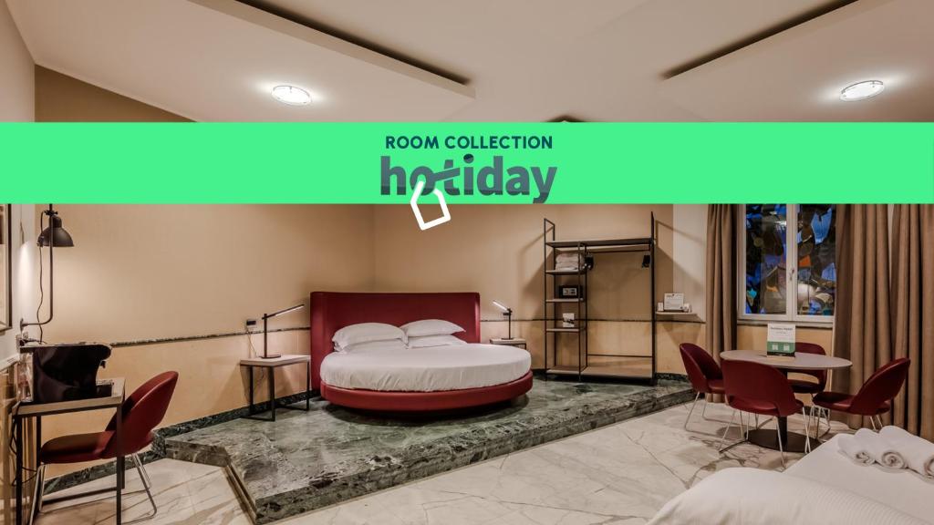 Postel nebo postele na pokoji v ubytování HOTIDAY Apartment Collection - La Spezia