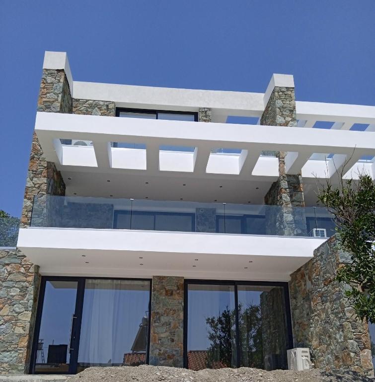 Beach Plomari View Stone Apartments - Appartamento Con Due Camere Da Letto Con Vista Mare