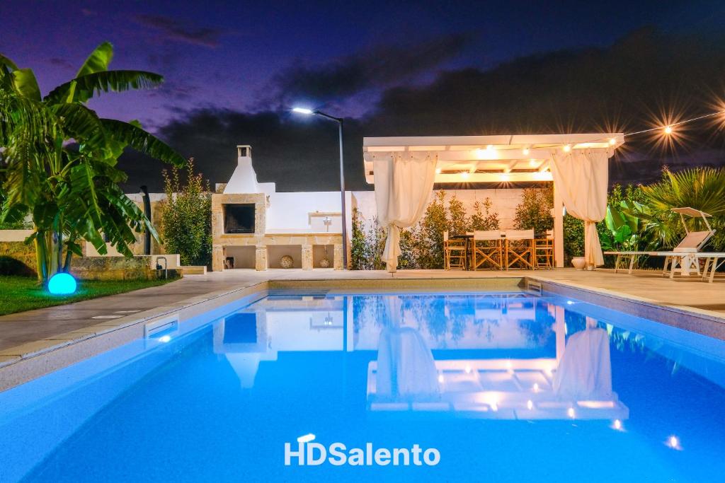 Bazén v ubytování Villa Palamita Luxury - Specchia nebo v jeho okolí