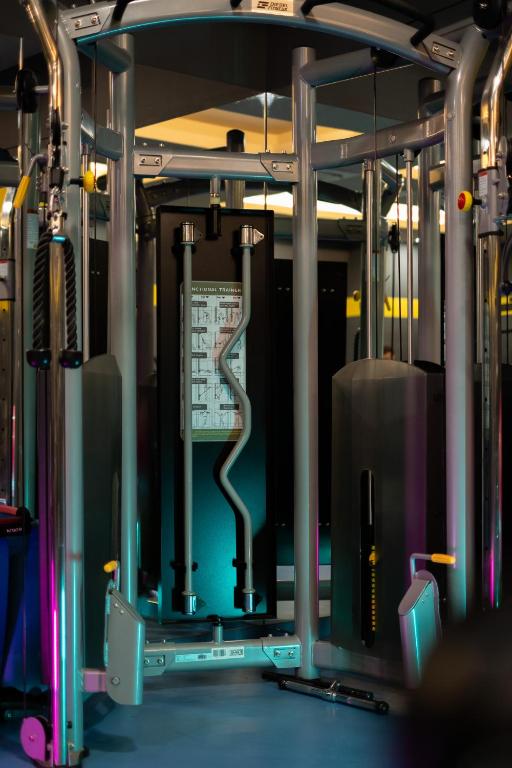 Fitness centrum a/nebo fitness zařízení v ubytování Avec Hotel