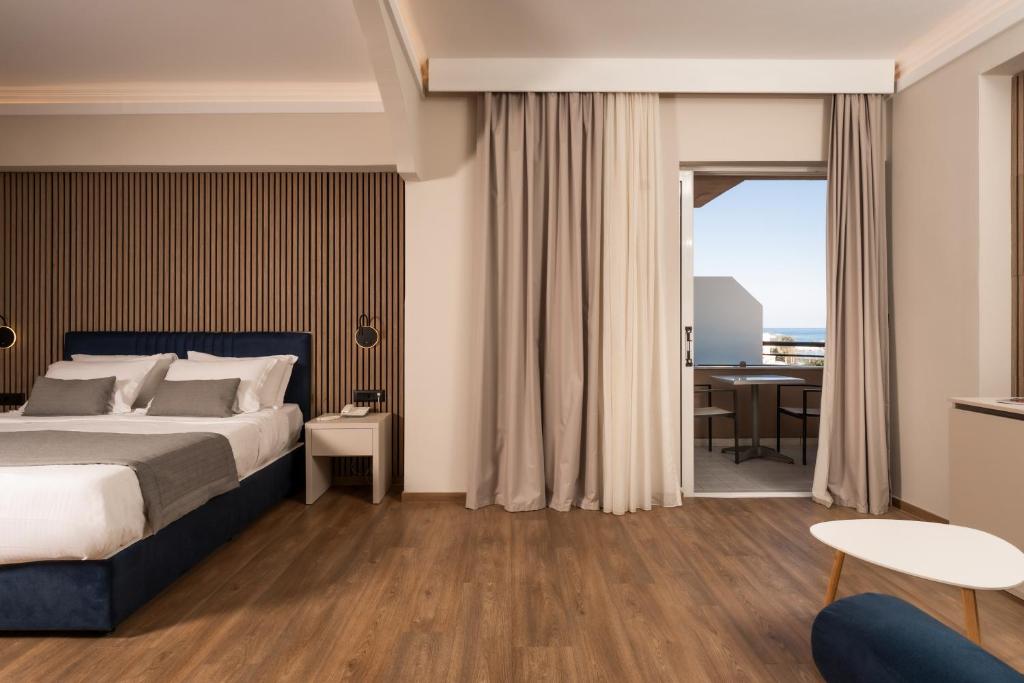 Postel nebo postele na pokoji v ubytování Palatino Hotel