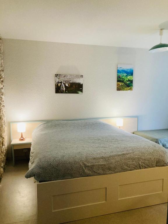 Postel nebo postele na pokoji v ubytování Le Jorjane