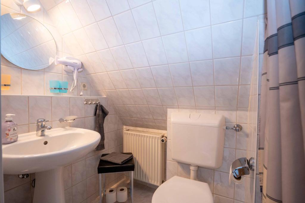 Koupelna v ubytování Ferienhaus Glöckner
