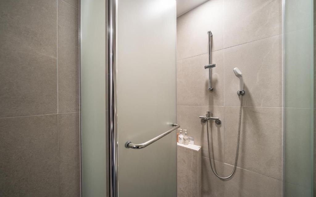 Koupelna v ubytování HOTEL MYEONG JAK