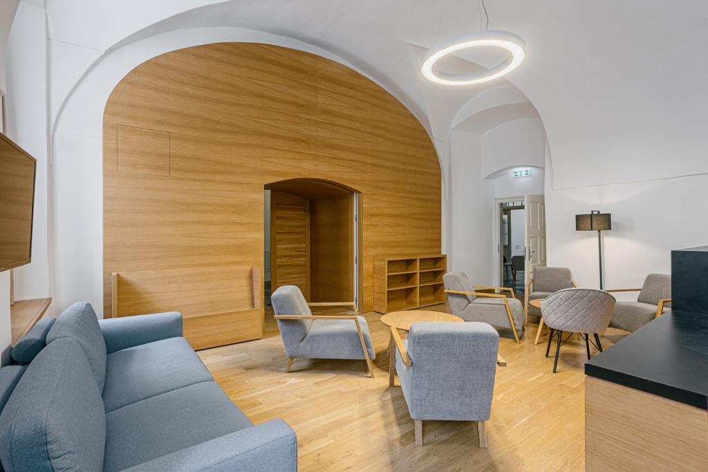 Posezení v ubytování Hotel Benedict