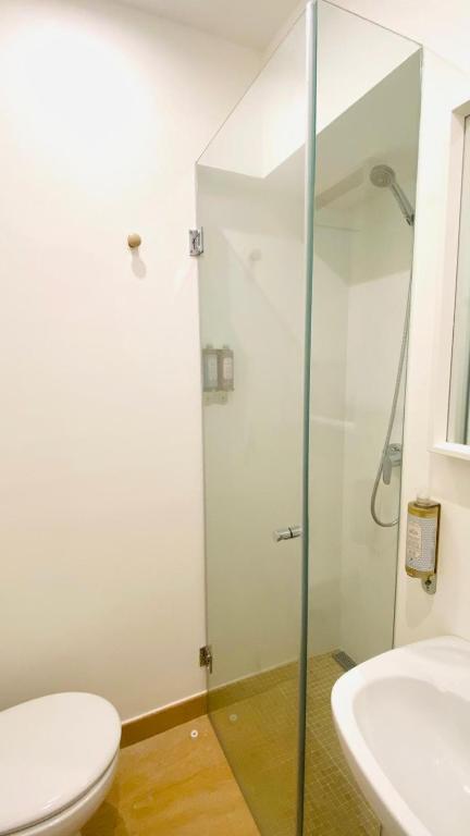 Koupelna v ubytování Hostal Es Niu de Tamariu