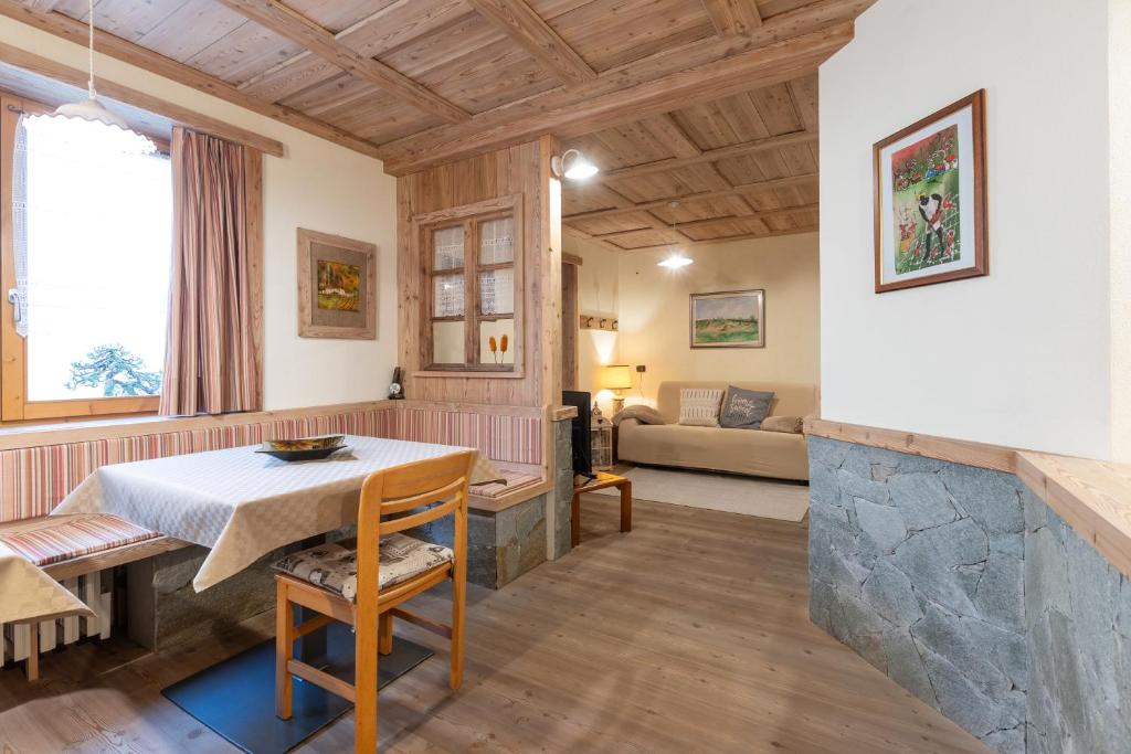 Posezení v ubytování Taverna Larice