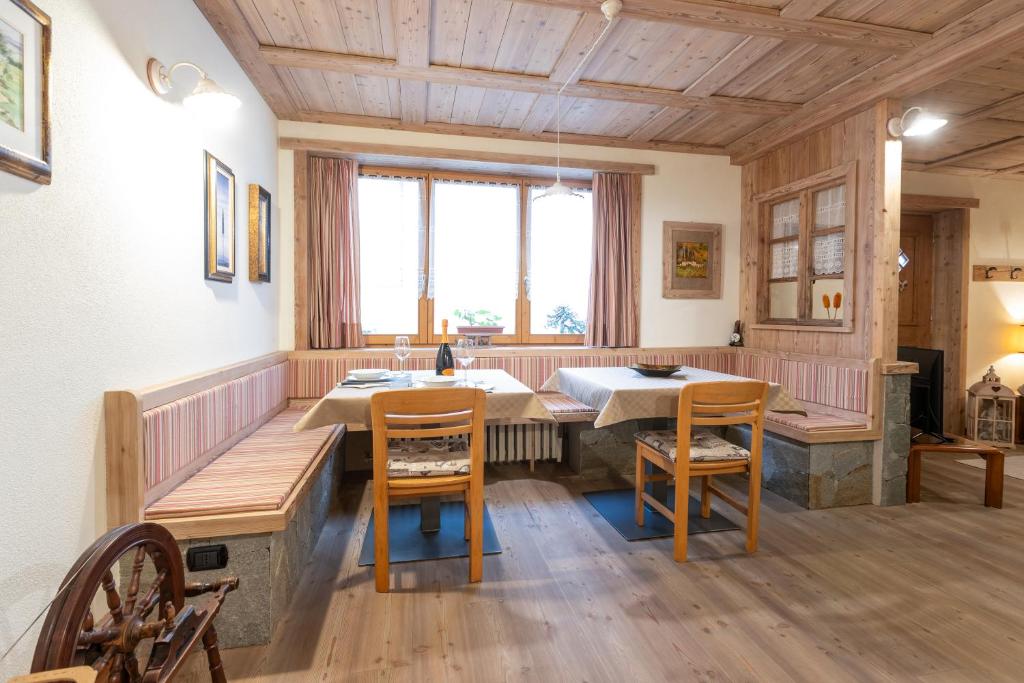 Posezení v ubytování Taverna Larice