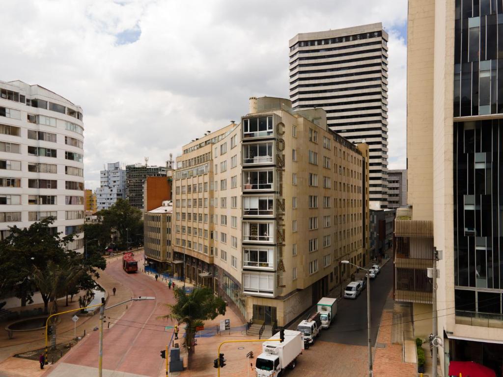 Nespecifikovaný výhled na destinaci Bogotá nebo výhled na město při pohledu z hotelu