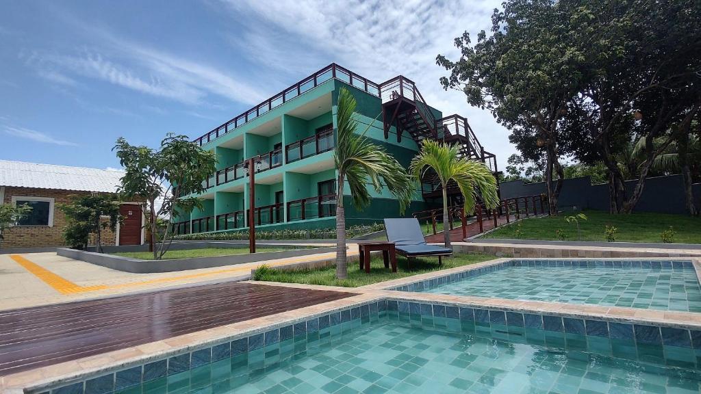 Hồ bơi trong/gần Ondas de Pipa - Flats e Suítes